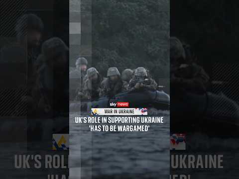 UK's role in supporting Ukraine 'has to be wargamed'
