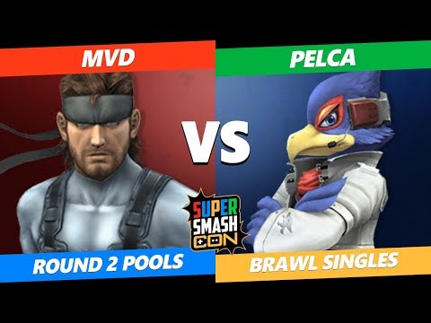SSC 2019 SSBB - MVD (Snake) Vs. Sinai | Pelca (Falco) Smash Brawl Tournament Pools