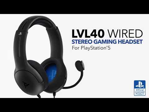 PDP LVL40 laidinės ausinės PS4/PS5 | 3.5mm video