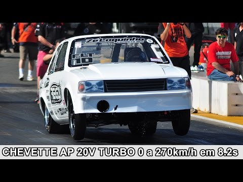 Chevette AP 20v Turbo acelera de 0 a 270km/h em 8.2s