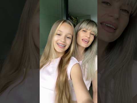 Ce ziceți? Semănăm? Mom&daughter 😂💗 #mom #daughter #trend #lookalikes #viral #anto