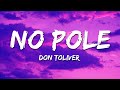 Don Toliver No Pole Lyrics