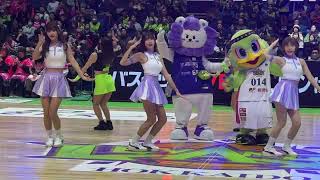 #musegirls 241208 レバンガ札幌ダンスパフォーマンス対決