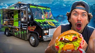 Eating at Food Trucks For 24 Hours (Florida)