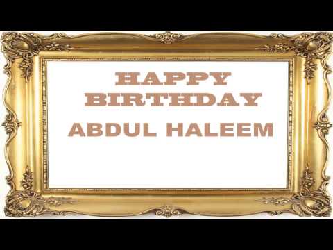 AbdulHaleem   Birthday Postcards & Postales7 - Happy Birthday
