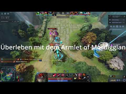 DotA 2 Armlet of Mordiggian rettet Leben! Chaos Knight