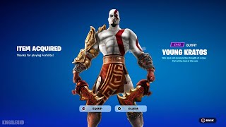 How To Get Young Kratos Bundle NOW FREE In Fortnite! (Unlock LEGO Young Kratos Skin)