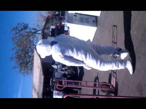 Leo aka "OSO" dancing @ work.....