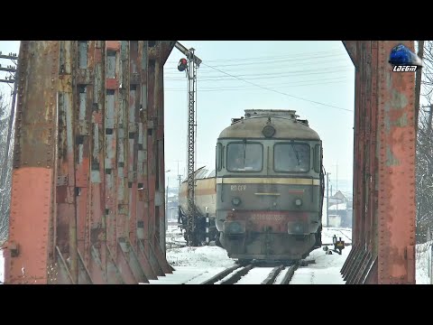 060-DA 60-0765-7 & Marfar CFR MARFĂ Freight Train in Zăpadă/Snow in Marghita - 14 January 2021