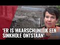 Kade aan de Grimburgwal ingestort