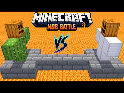 Cactus Golem vs All Golems in Minecraft Battle - Iron Golem - Diamond golem