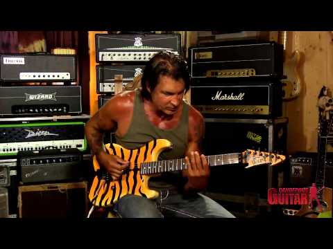 George Lynch -  Creating riffs and licks using shapes from the Blues Scale