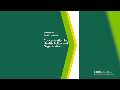 MPH in Health Policy and Organization | UAB School of Public Health
