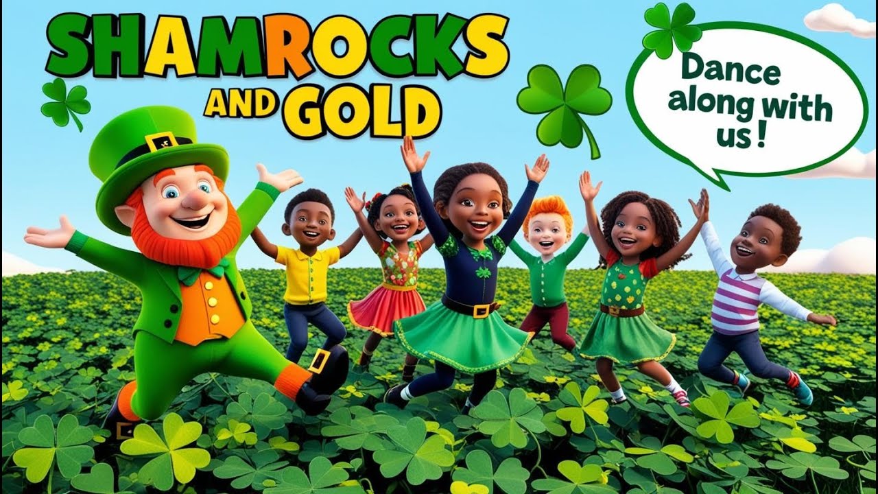 Shamrocks and Gold: A St. Patrick's Day Celebration Song for Kids and Adults