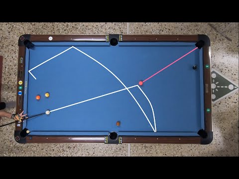 Trying the Corey Duel's famous draw shot with the JF1K3-01 JFlowers cue !!!