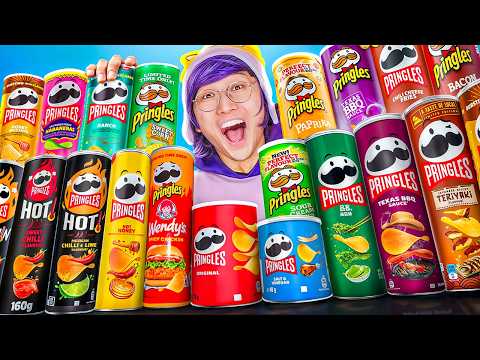 We Tried EVERY Pringles Flavor!? (EXTREME TASTE TEST!)