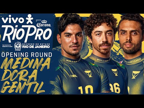 Gabriel Medina, Yago Dora, Ian Gentil | VIVO Rio Pro - Opening Round Heat Replay
