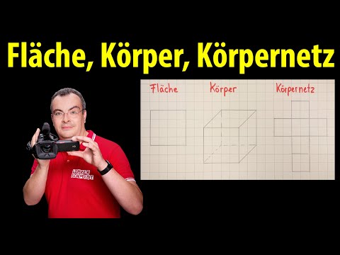 Surface, solid, and net - mathematical terms |  Lehrerschmidt