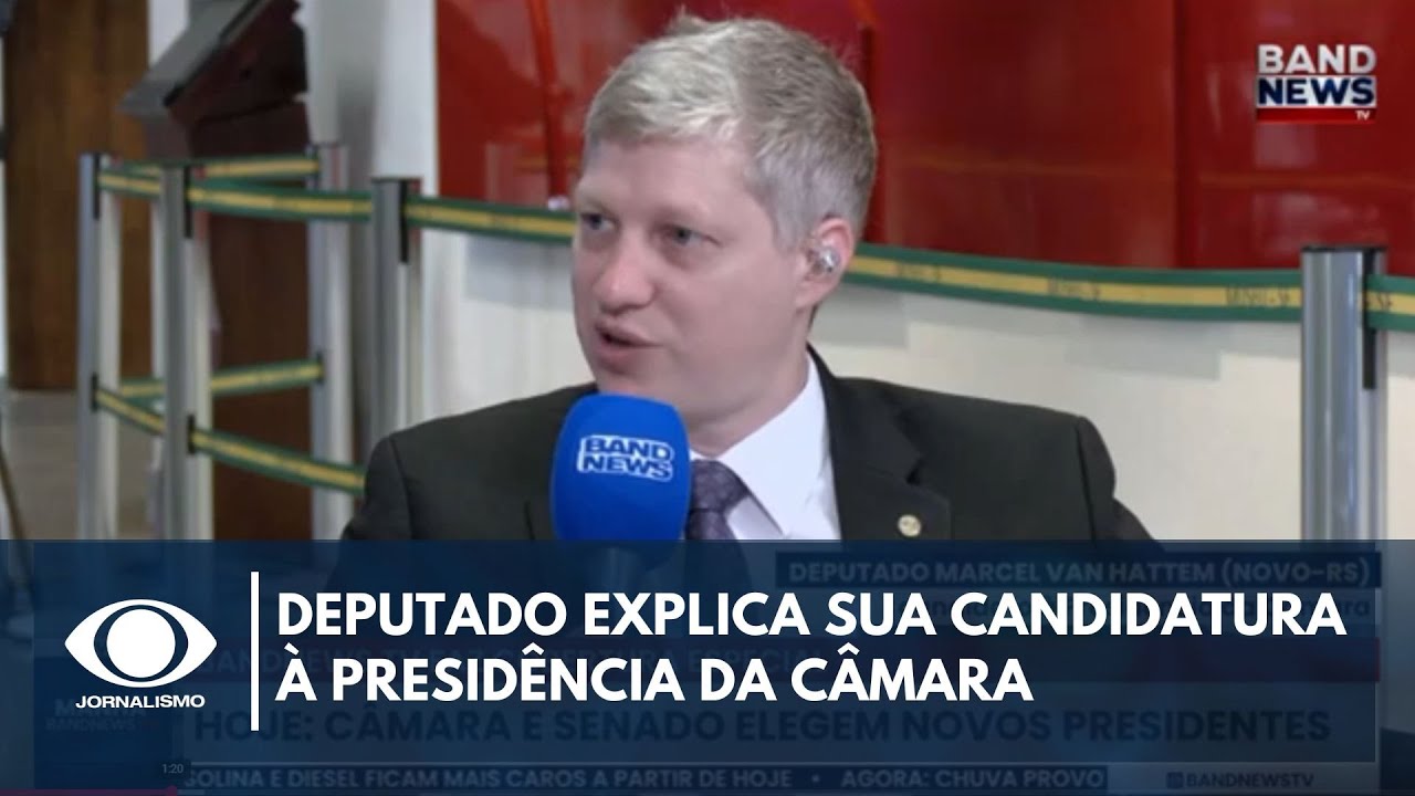 Marcel van Hattem comenta sobre candidatura à presidência da Câmara | Band em Alta
