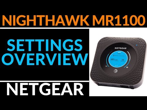 Settings Overview - Netgear Nighthawk M1 MR1100