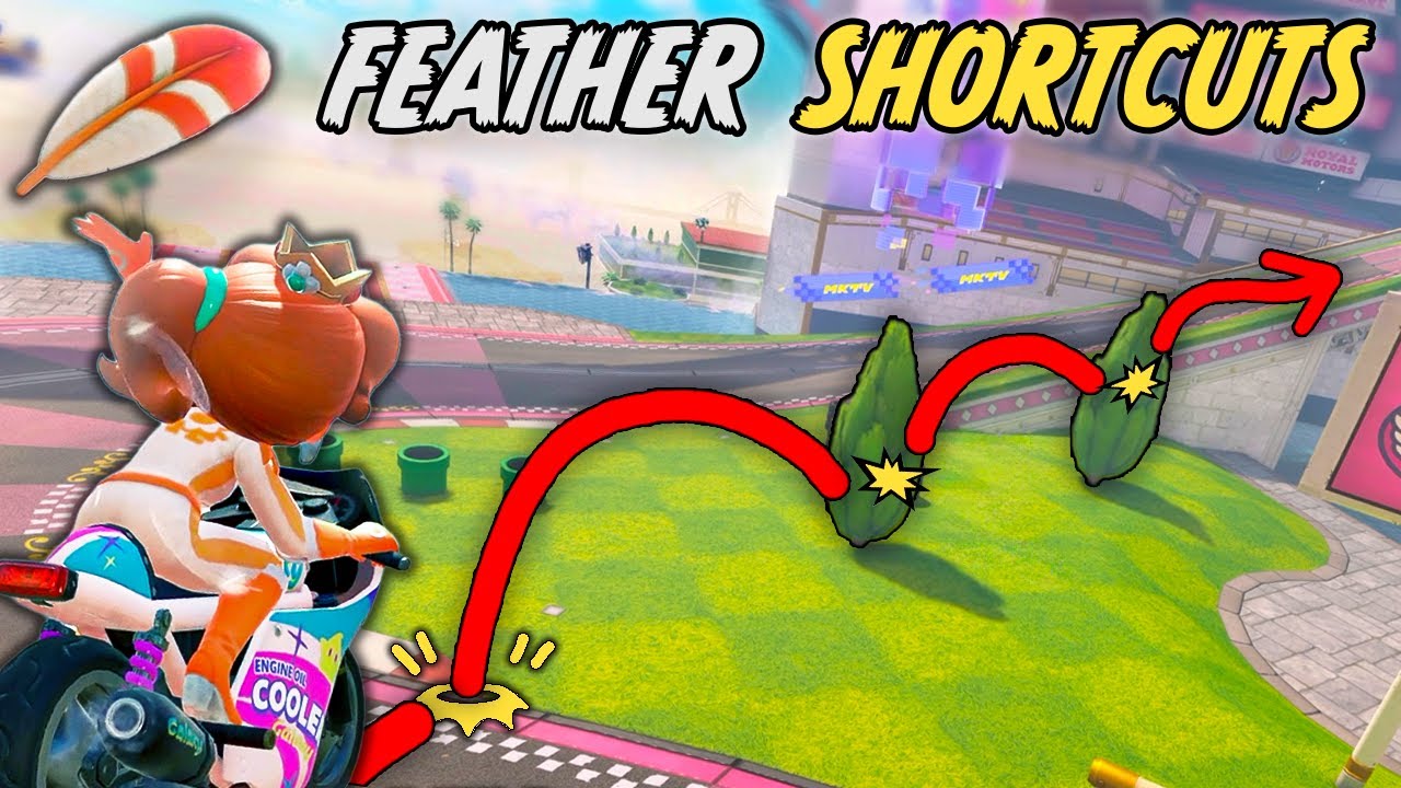 FEATHER SHORTCUTS for EVERY TRACK in Mario Kart World!