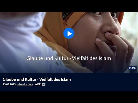 Vielfalt des #Islam - #Glaube und #Kultur - Planet Schule -  #Religion Deutschland 2023 WDR