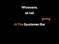 Nerf Herder - The Sportsman Bar karaoke