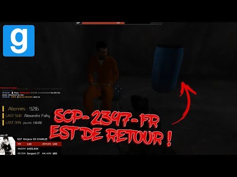 SCP RP // SCP-2397-FR EST DE RETOUR !! Garry's Mod