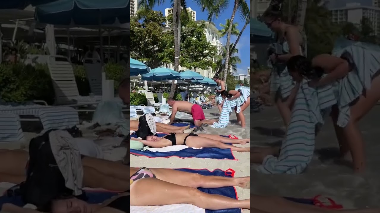 Did that ever happen to you ? High tide 🌊 #beachlife #hightide #hawaii