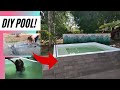 We Built Our Own DIY Above Ground Swimming Pool With Concrete Blocks
