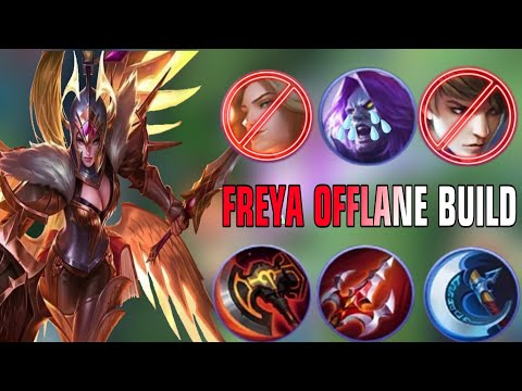 FREYA OFFLANE BUILD TOP 1 GLOBAL | MLBB