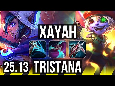XAYAH & Rakan vs TRISTANA & Alistar (ADC) | 14/2/15, 49k DMG, Dominating | KR Master | 25.13