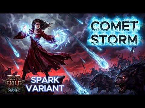 1 BUTTON SPARK COMET STORM Blood Mage Build POE2 LOTD
