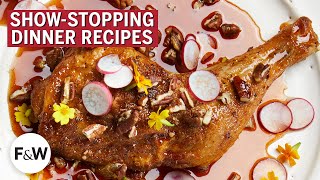 4 Show-Stopping Dinner Recipes | Roasted Chicken, Broccoli, Seafood, Chorizo, & more! | Food & Wine