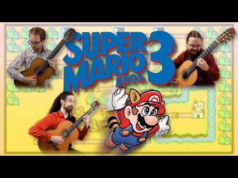 Super Mario Bros. 3: Athletic Theme Classical Guitar Cover | Ottawa Guitar Trio