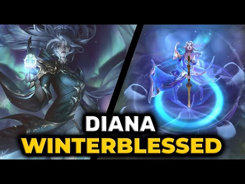 Winterblessed Diana Skin Preview - League of Legends