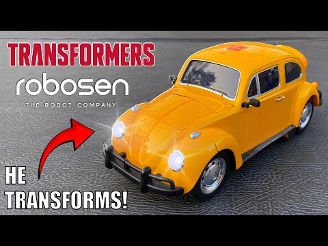 WOW! The Worlds FIRST Auto Transforming BUMBLEBEE! Robosen Transformers FLAGSHIP Edition Review