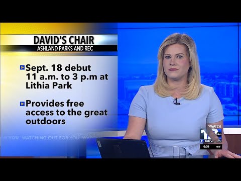 David's Chair debuting in Lithia Park