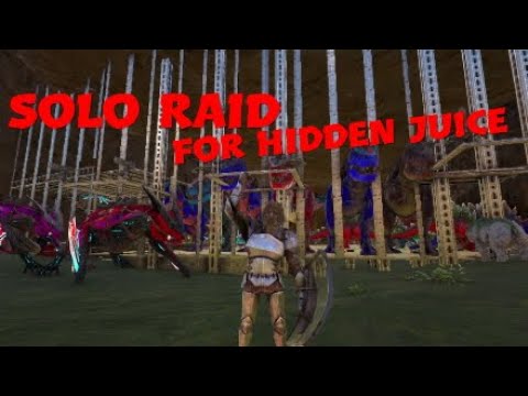 Solo Crystal Isle Mesh Base Raid for Huge Profit!!  "Ark Official pvp"