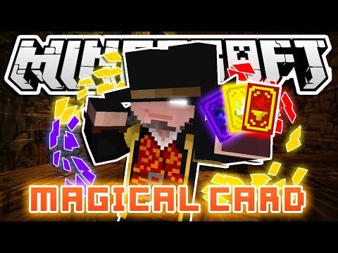 RedRibbon Channel - Minecraft MOD Review: OMNIPOTENT CARD, a magic card with many uses (spread the territory, throw cards, and more!)