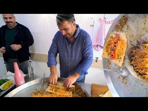 HUGE Turkish Food Tour in Antalya | KING of Tantuni | Street Food Tour in Antalya, Turkey