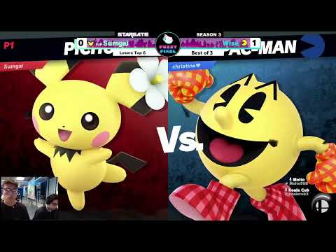 Sumgai (Pichu) vs Wise (Pac-Man) -  Losers Quarter-Final  - Stargate #31