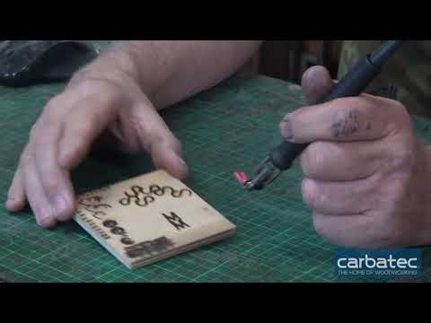 Robert Sorby Pyrography Pt 5 of 6 Pyro Pen