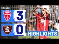 Monza-Salernitana 3-0 | The Biancorossi cruise to home win: Goals & Highlights | Serie A 2023/24