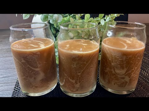 Creamy And Delicious Tigernut Pudding || Authentic Ghana Atadwe Milk  Nut Drink