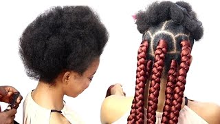 The Lazy Braids:  😁  Bold Braids / Simple and Affordable Hairstyle for Short Hair...