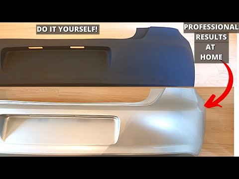 How to spray paint a bumper with spray cans