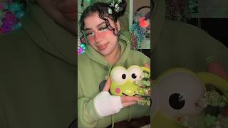 POV: That one friend obsessed with green & Keroppi💚 #asmr #asmrtingles #shorts
