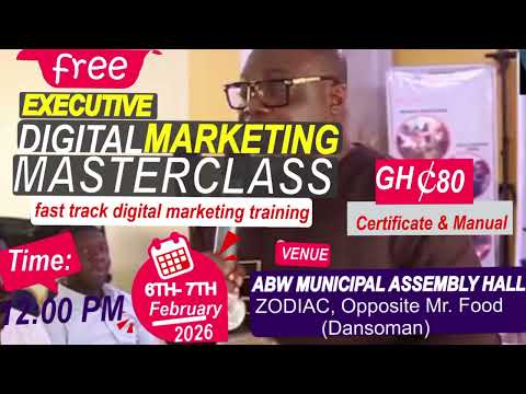 Free Executive Digital Marketing MasterClass 