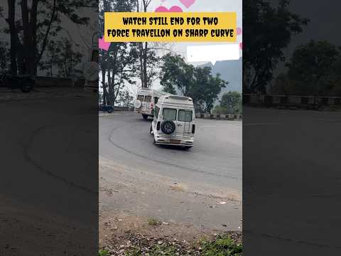 Force Traveller on sharp hairpin bend with super sync  #force #traveller #super #sync